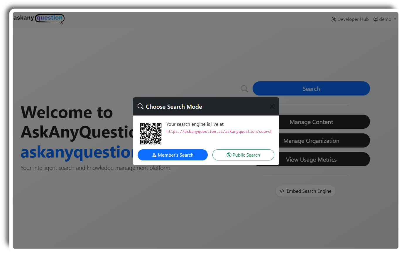 Dashboard Screenshot