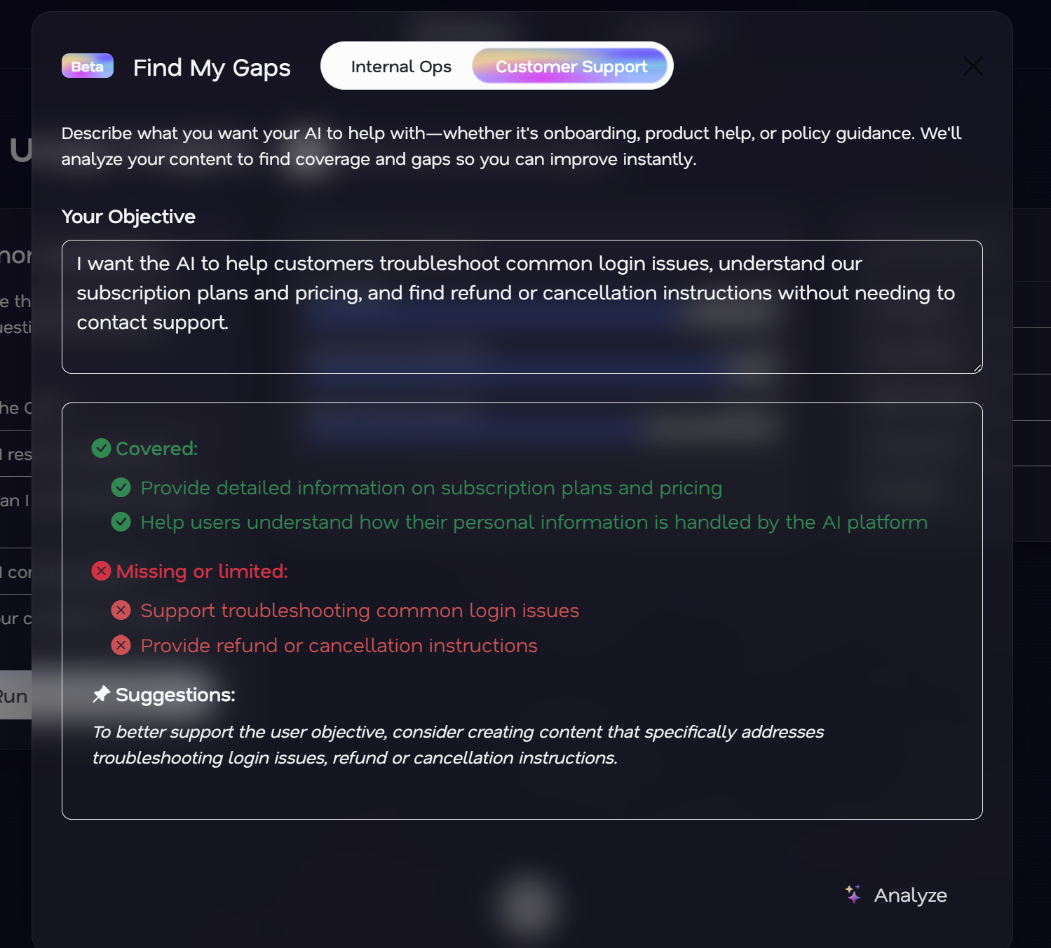 Internal Operations Demo